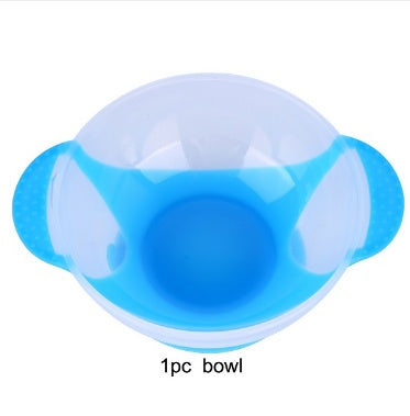 Baby Tableware Dinnerware Suction Bowl With Temperature Sensing Spoon Baby Food Baby Feeding Bowls Dishes